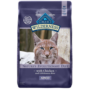 Blue Buffalo Cat  Wilderness  Grain-Free  Chicken  12 Lbs. - Pet Totality