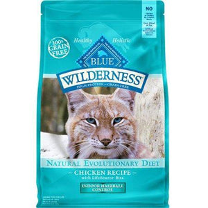 Blue Buffalo Cat  Wilderness  Grain-Free  Indoor  Hairball  5 Lbs. - Pet Totality