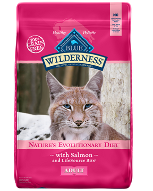 Blue Buffalo Cat  Wilderness  Grain-Free  Salmon 11 Lbs. - Pet Totality