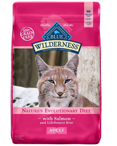 Blue Buffalo Cat  Wilderness  Grain-Free  Salmon 11 Lbs.