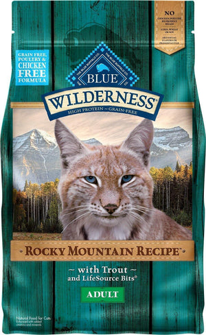 Blue Buffalo Cat  Wilderness Rocky Mountain  Trout Urinary Trac 4 Lbs. - Pet Totality