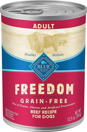 Blue Buffalo Dog  Freedom  Gf Beef 12.5 Oz.(Case Of 12) - Pet Totality