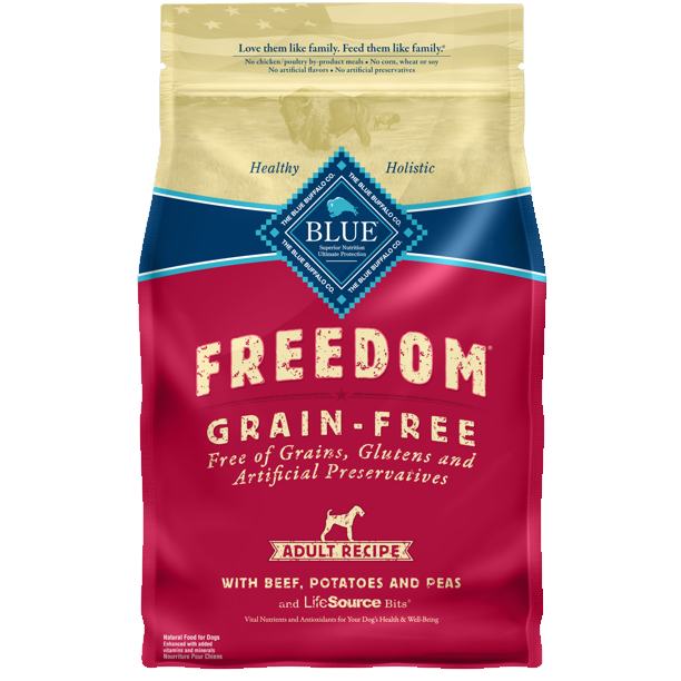 Blue Buffalo Dog Freedom Grain-Free  Beef  4 Lbs.