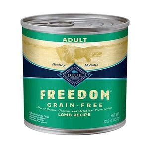 Blue Buffalo Dog Freedom Grain-Free  Lamb 12.5  Oz..   Case Of 12 - Pet Totality