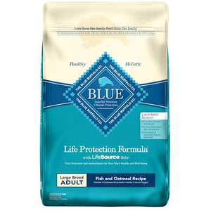 Blue Buffalo Dog Healthy Living Large Breed Fish Oat 30 Lbs - Pet Totality