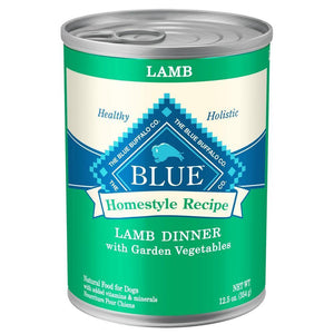 Blue Buffalo Dog Homestyle  Lamb Vegetables12.5 Oz.(Case Of 12 ) - Pet Totality