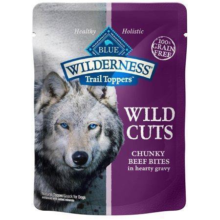 Blue Buffalo Dog Wilderness  Cuts Gf Beef 3 Oz.(Case Of  24)