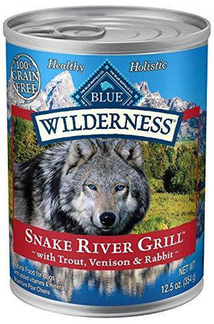 Blue Buffalo Dog Wilderness  Gf Snake River 12.5O(Case Of 12) - Pet Totality