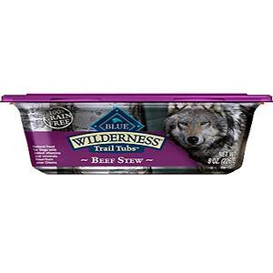 Blue Buffalo Dog Wilderness  Stew Beef 8 Oz. Tub(Case Of  24) - Pet Totality