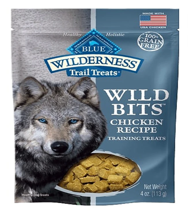 Blue Buffalo Dog Wilderness  Wild Bits Chicken  4 Oz..