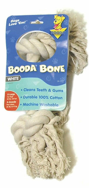 Booda 2-Knot Rope Bone White Extra Large - Pet Totality
