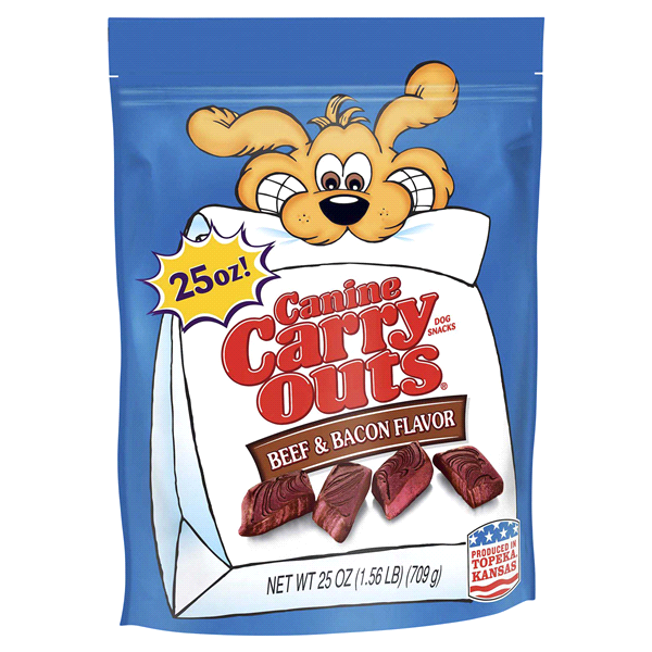 Canine Carry Outs Beef And Bacon 25Oz