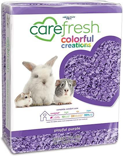 Carefresh Colorful Creations Small Animal Bedding Playful Purple 50L