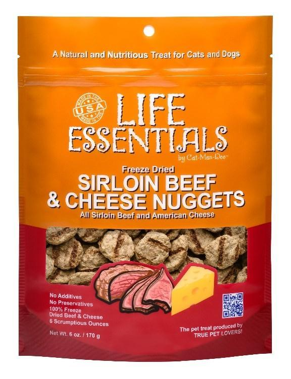 Catmandoo Dog And Cat Freeze Dried Nuggets Beef  Cheese 6 Oz.