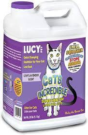Cats Incredible Clumping Litter Light Lavender Scent 20Lb Jug - Pet Totality