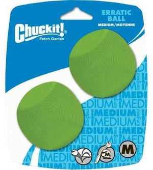 Chuckit! Erratic Ball Medium 2Pk - Pet Totality