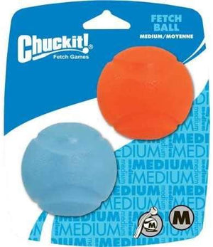 Chuckit! Fetch Ball 2-Pk Med - Pet Totality