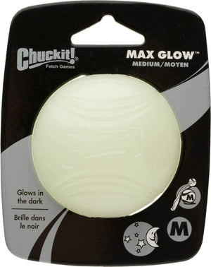 Chuckit! Max Glow Ball Rev Pkg Med - Pet Totality