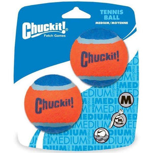 Chuckit! Tennis Balls Medium 2Pk - Pet Totality