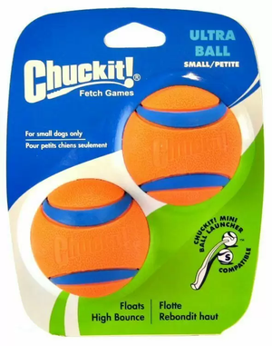 Chuckit! Ultra Ball 2-Pk Sm - Pet Totality