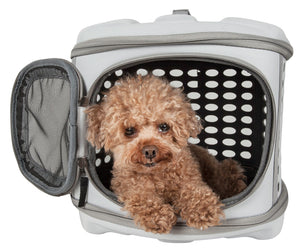 Circular Shelled Perforate Lightweight Collapsible Military Grade Transporter Pet Carrier - Pet Totality