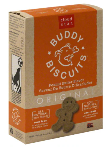 Cloud Star Buddy Biscuits Peanut Butter  16Oz.