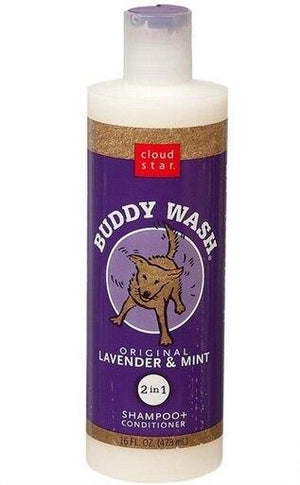 Cloud Star Buddy Wash Refreshing Rosemary & Mint Dog Shampoo & Conditioner, 16-Oz. Bottle - Pet Totality
