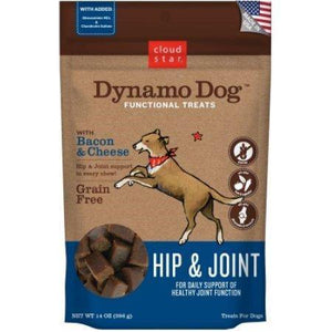 Cloud Star Dynamo Dog Hip & Joint Soft Chews Chicken Formula Dog Treats, 14-Oz. Bag - Pet Totality