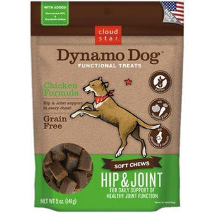 Cloud Star Dynamo Dog Tummy Soft Chews Pumpkin & Ginger Formula Dog Treats, 5-Oz. Bag - Pet Totality