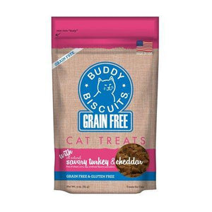 Cloud Star Grain-Free Buddy Biscuits With Tender Chicken Cat Treats, 3-Oz. Bag - Pet Totality