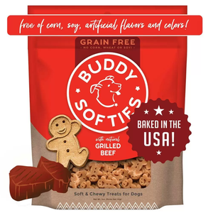 Cloud Star Grain-Free Soft & Chewy Buddy Biscuits With Rotisserie Chicken Dog Treats, 5-Oz. Bag - Pet Totality