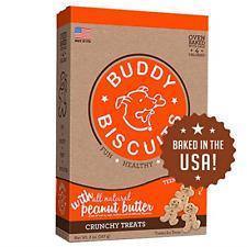 Cloud Star Original Itty Bitty Buddy Biscuits With Peanut Butter Dog Treats, 8-Oz. Box - Pet Totality