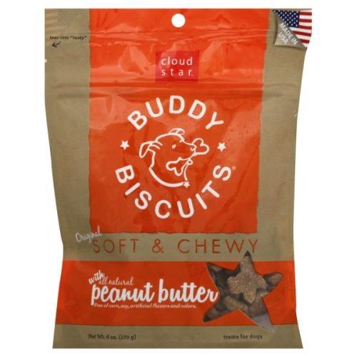 Cloud Star Original Soft & Chewy Buddy Biscuits With Peanut Butter Dog Treats, 20-Oz. Bag