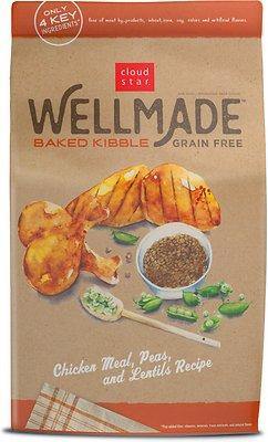 Cloud Star Wellmade Baked Chicken Meal, Peas, & Lentils Recipe Grain-Free Dry Dog Food 10# - Pet Totality