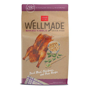 Cloud Star Wellmade Baked Duck Meal, Chickpeas, & Peas Recipe Grain-Free Dry Dog Food 9# - Pet Totality