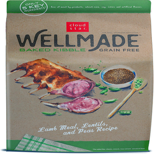 Cloud Star Wellmade Baked Lamb Meal, Lentils, & Peas Recipe Grain-Free Dry Dog Food 10# - Pet Totality