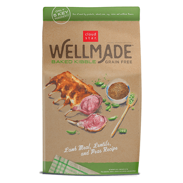 Cloud Star Wellmade Baked Lamb Meal, Lentils, & Peas Recipe Grain-Free Dry Dog Food 25#