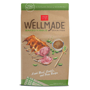 Cloud Star Wellmade Baked Lamb Meal, Lentils, & Peas Recipe Grain-Free Dry Dog Food 5# - Pet Totality