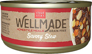 Cloud Star Wellmade Homestyle Meals Savory Stew With Beef Recipe Grain-Free Canned Dog Food 3.5Oz - Pet Totality