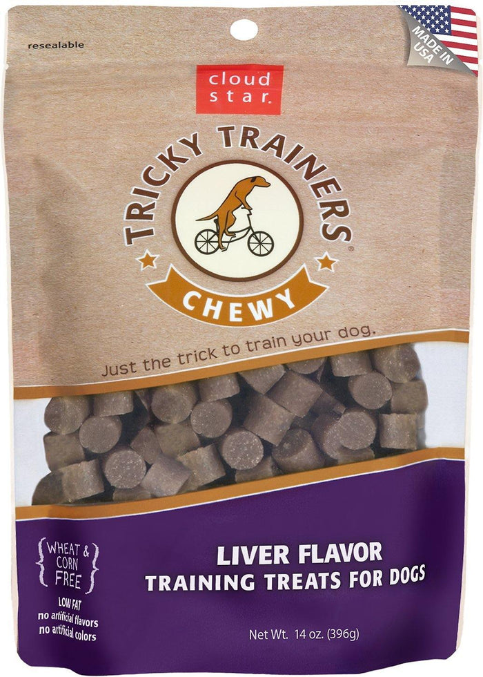 Cloudstar Dog Tricky Trainer  Chewy Liver 14 Oz