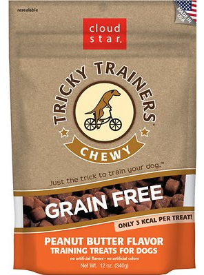 Cloudstar Dog Tricky Trainer Grain Free Chewy Peanut Butter 12Oz - Pet Totality