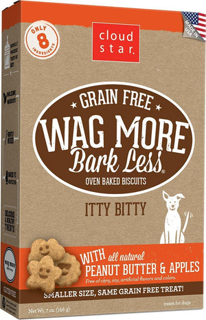 Cloudstar Wagmore Dog Oven Baked Grain Free Peanut Butter & Apple 19Lb - Pet Totality
