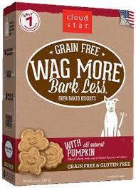 Cloudstar Wagmore Dog Oven Baked Grain Free Pumpkin 19Lb - Pet Totality