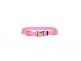 Coastal Adjustable Nylon Collar With Titan Metal Buckle Bright Pink 5/8X14In - Pet Totality
