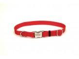 Coastal Adjustable Nylon Collar With Titan Metal Buckle Red 5/8X14In - Pet Totality
