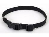Coastal Adjustable Nylon Collar With Tuff Buckle Black 1X20In - Pet Totality