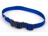 Coastal Adjustable Nylon Collar With Tuff Buckle Blue 1X20In - Pet Totality