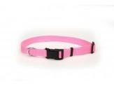 Coastal Adjustable Nylon Collar With Tuff Buckle Bright Pink 1X20In - Pet Totality