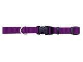 Coastal Adjustable Nylon Collar With Tuff Buckle Purple 1X18-26In - Pet Totality