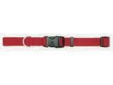 Coastal Adjustable Nylon Collar With Tuff Buckle Red 1X20In - Pet Totality